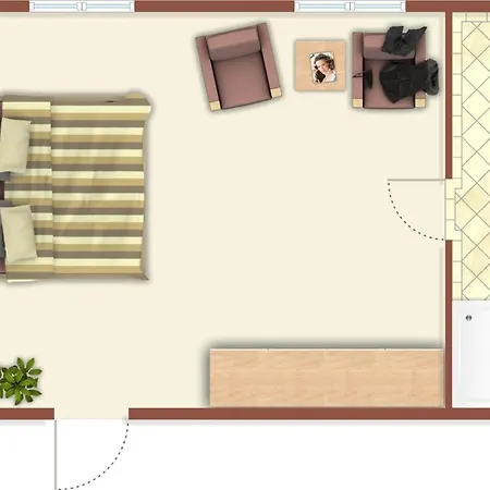 Doppelzimmer Bar, Direkt Am Alten Strom 公寓 *